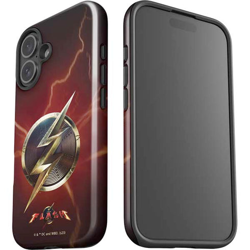 DC Comics The Flash Movie: Logo Poster iPhone 16 Plus Impact Case